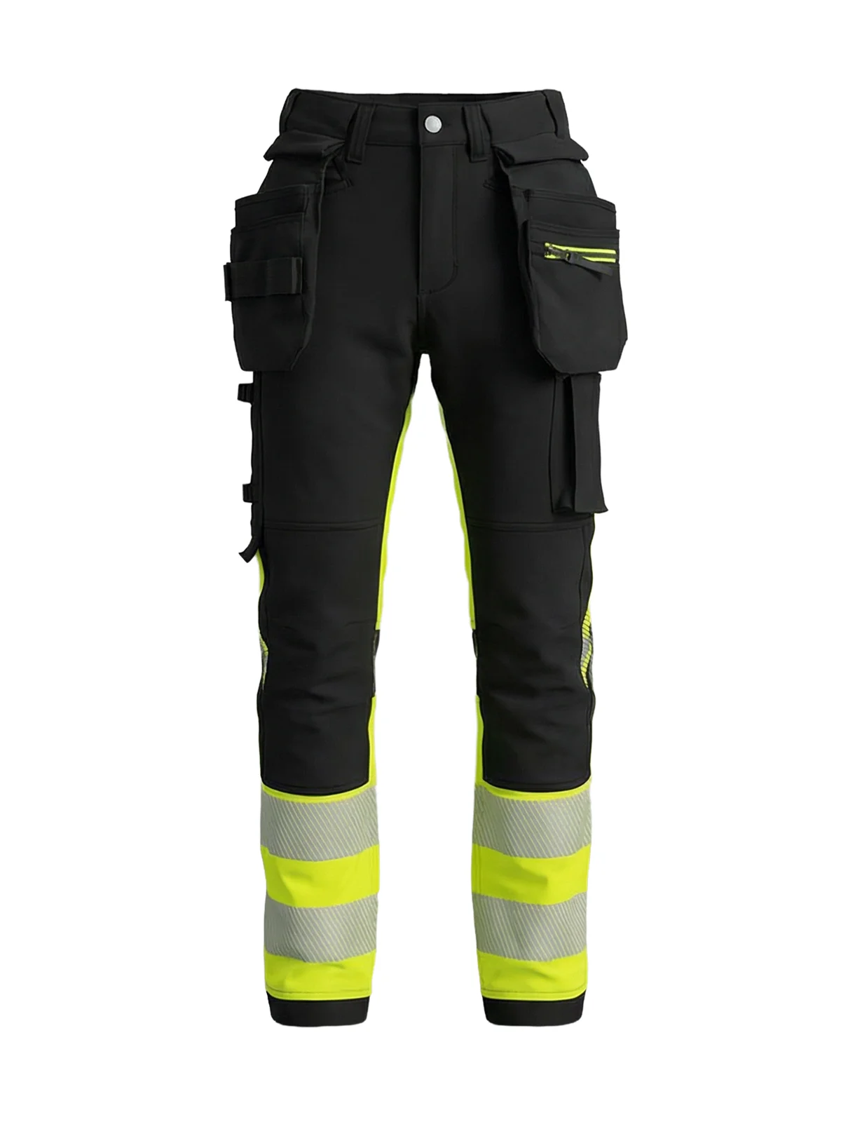 4-way stretch TENSION PRO Hi-vis Class 1 trousers