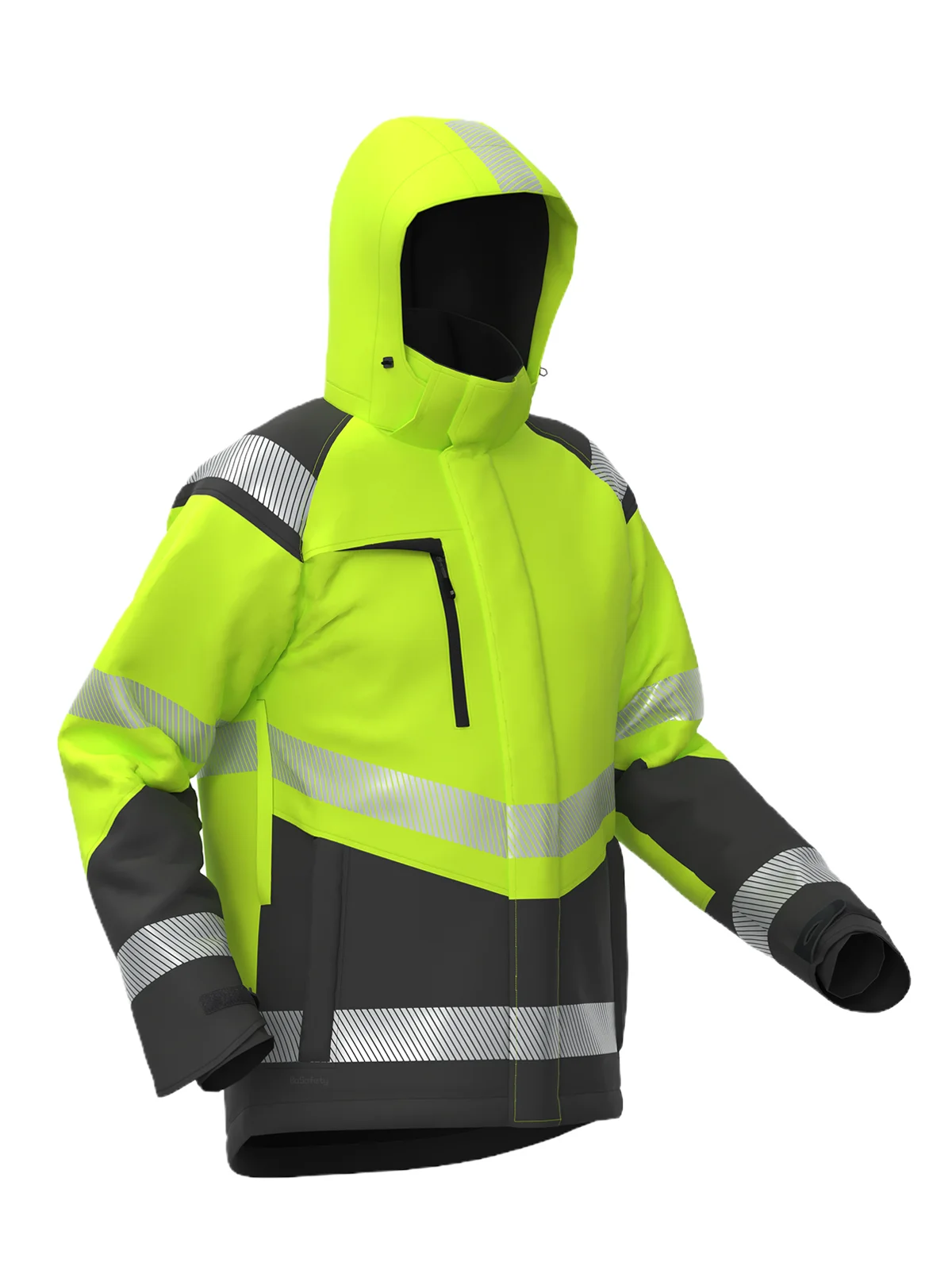 Зимска softshell јакна ATLANTA Hi-vis Class 2 – прикажи 2