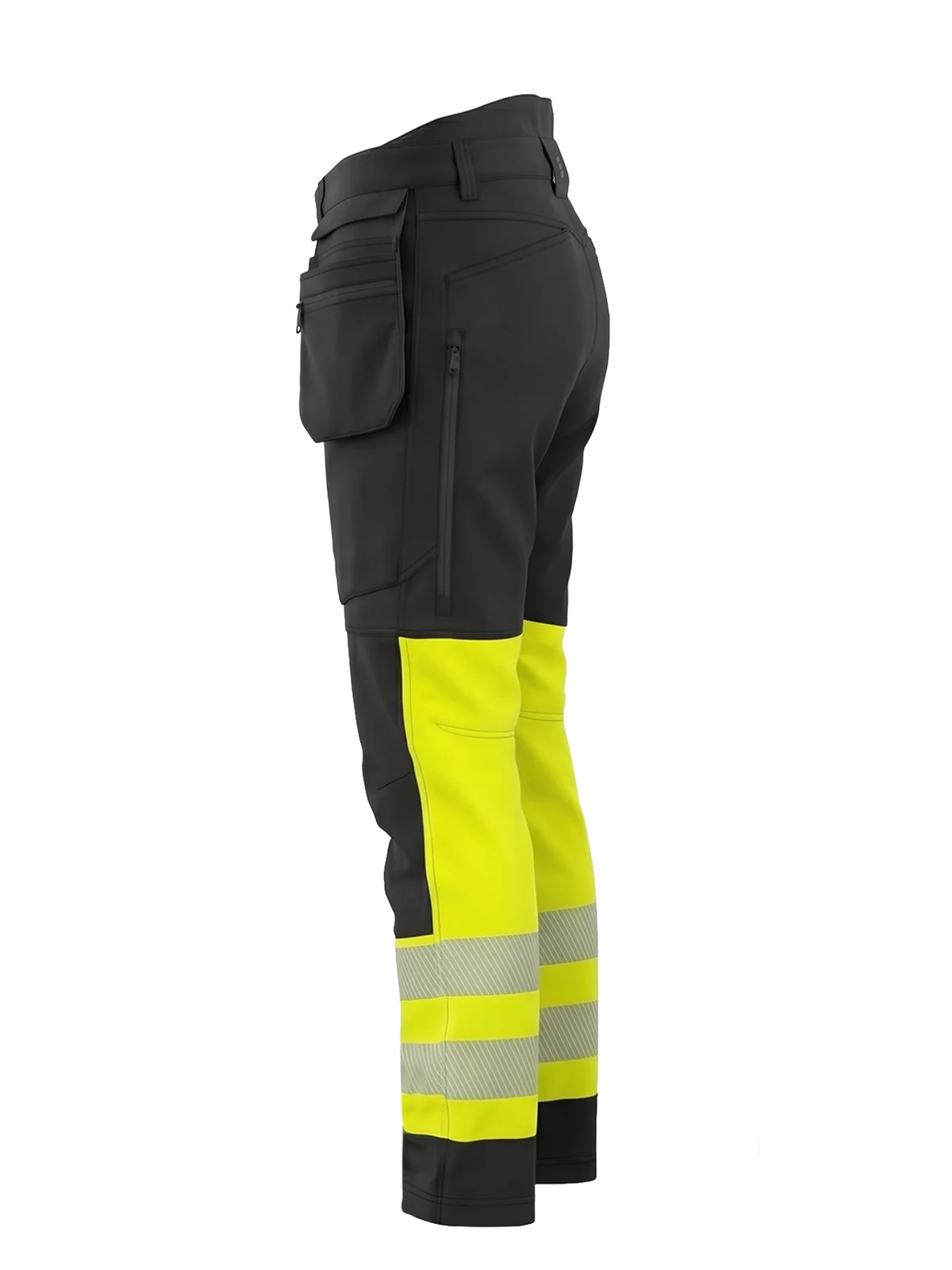 Zimske softshell pantalone CARGOPLUS Hi-vis Class 1 – prikaži 3