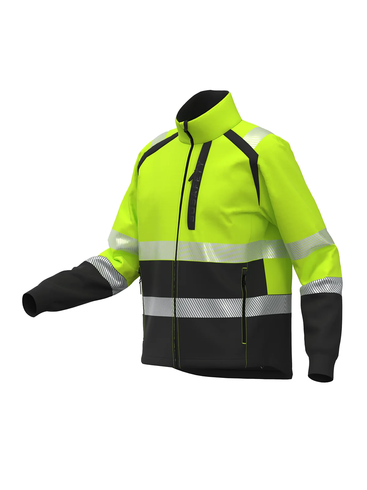 Softshell jakna ORLANDO2 Hi-vis Class 2 – prikaži 3