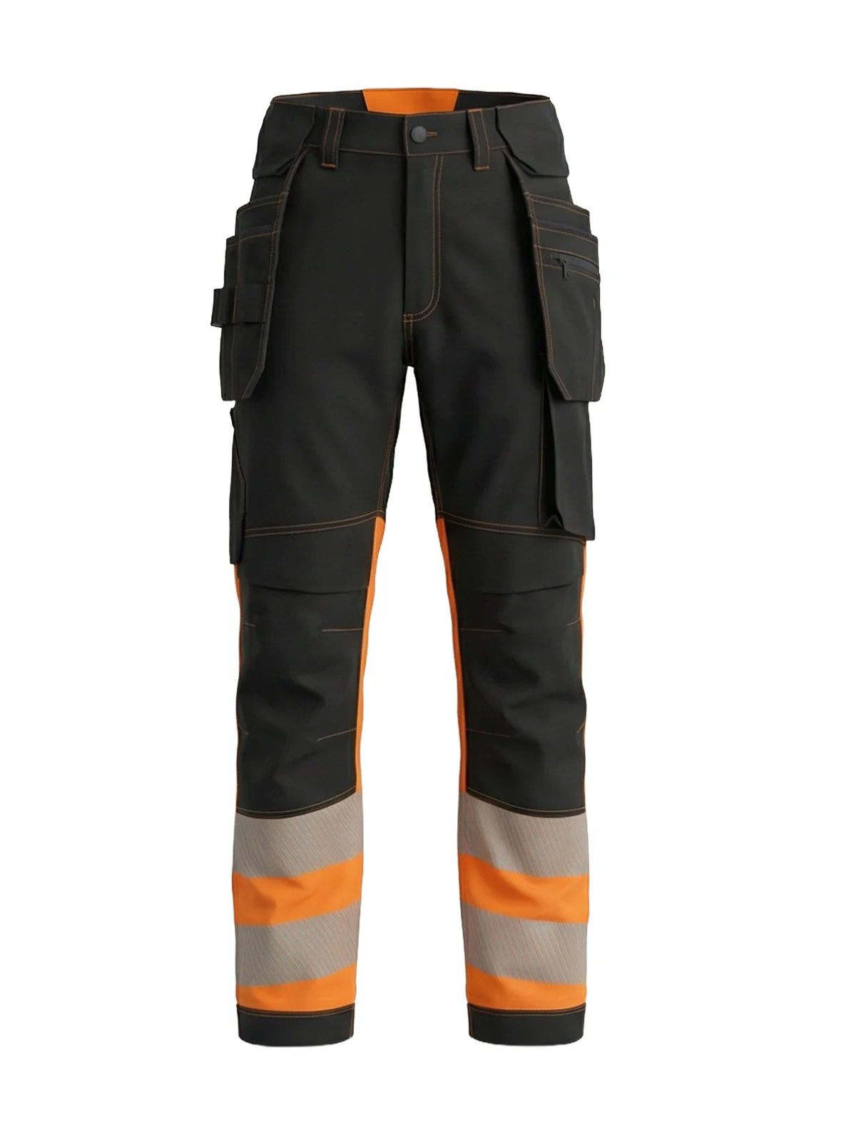 Растезљиве памучне панталоне COMBO PLUS Hi-vis Class 1 – прикажи 1