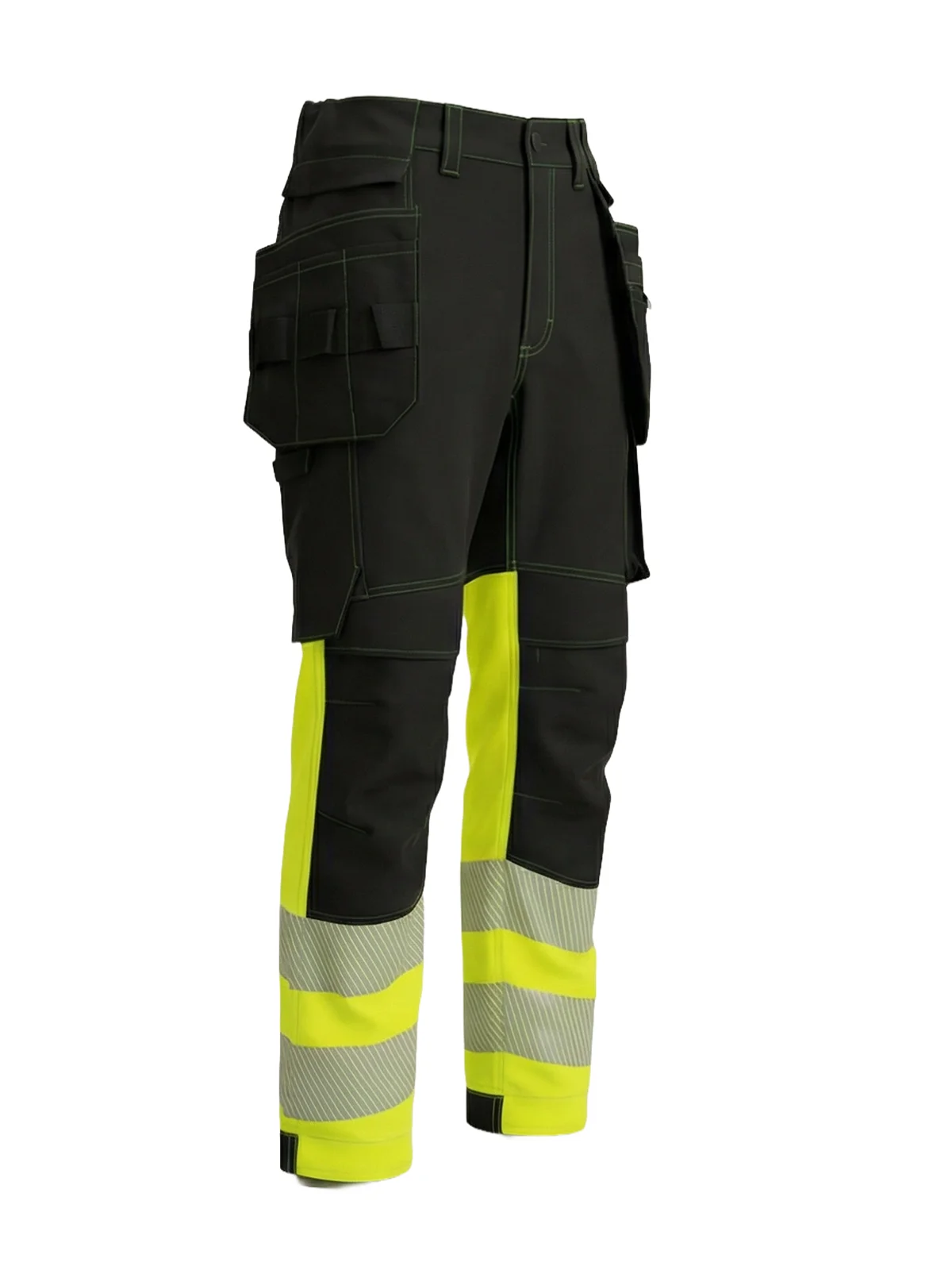 Растезљиве памучне панталоне COMBO PLUS Hi-vis Class 1 – прикажи 6