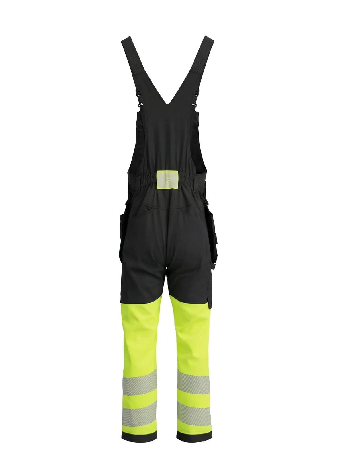 Rastezljive pamučne pantalone sa naramenicama COMBO Hi-vis Class 1 – prikaži 4