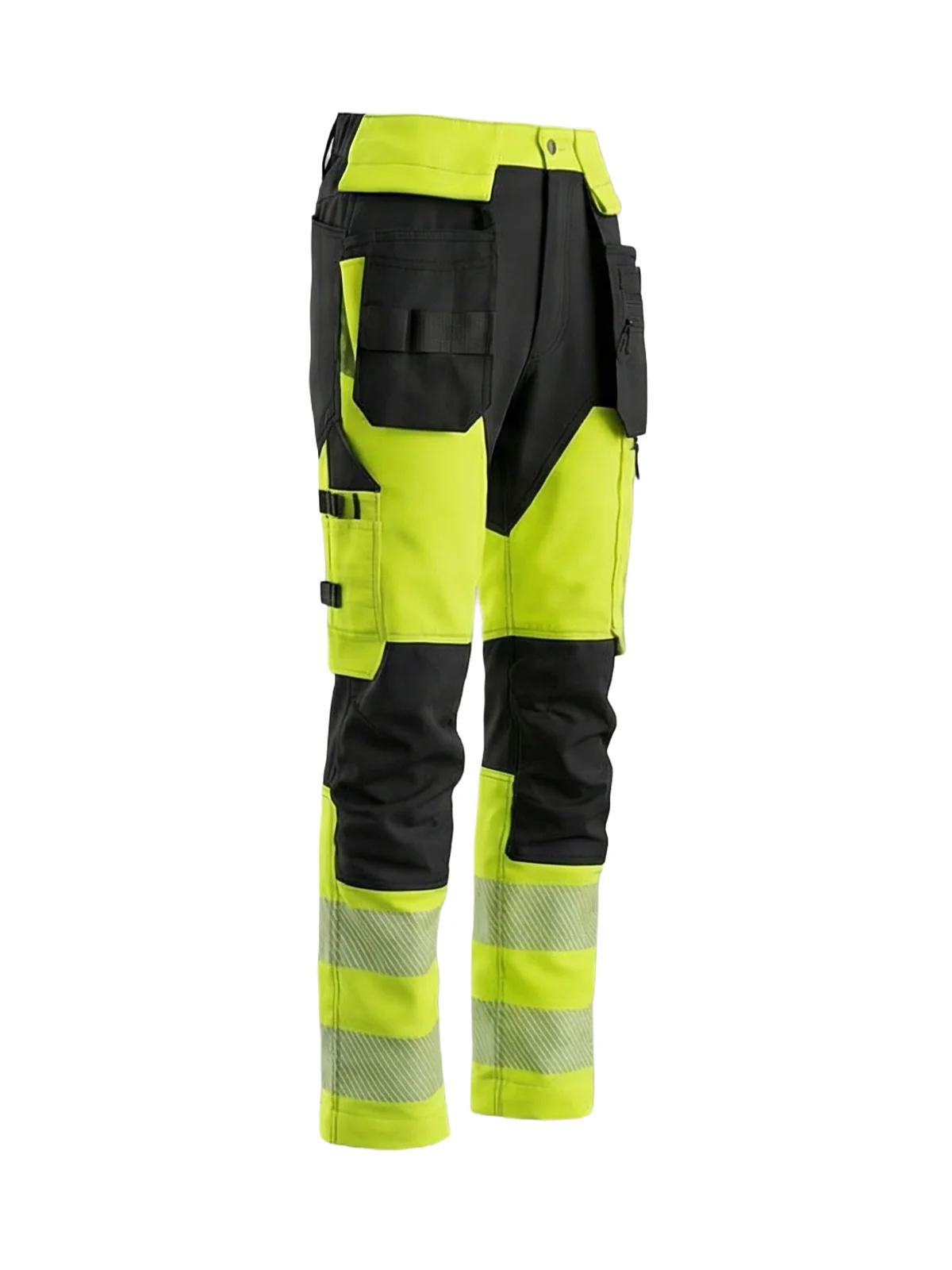 Trousers with elastic details MASHUP PLUS Hi-vis Class 1 – view 2