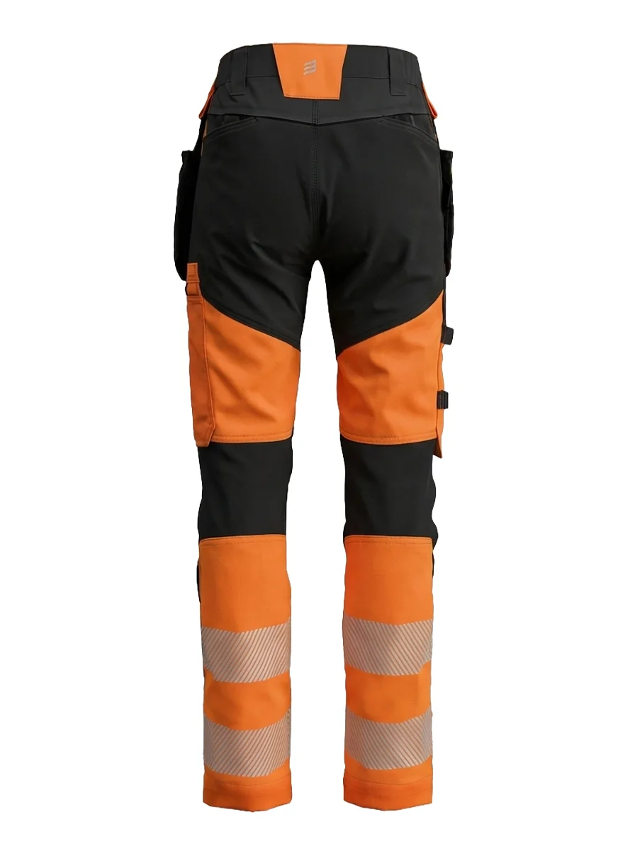 Trousers with elastic details MASHUP PLUS Hi-vis Class 1 – view 8